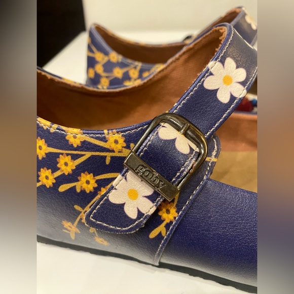 Goby Vegan Faux Leather Ballerinas Shoes WGBL207 HANDMADE Mary Janes Oxford - Picture 3 of 14